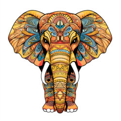 Adult Coloring Elephant - Origin image