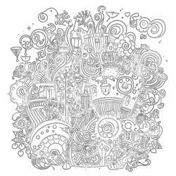 Adult Coloring Finished - Printable Coloring page