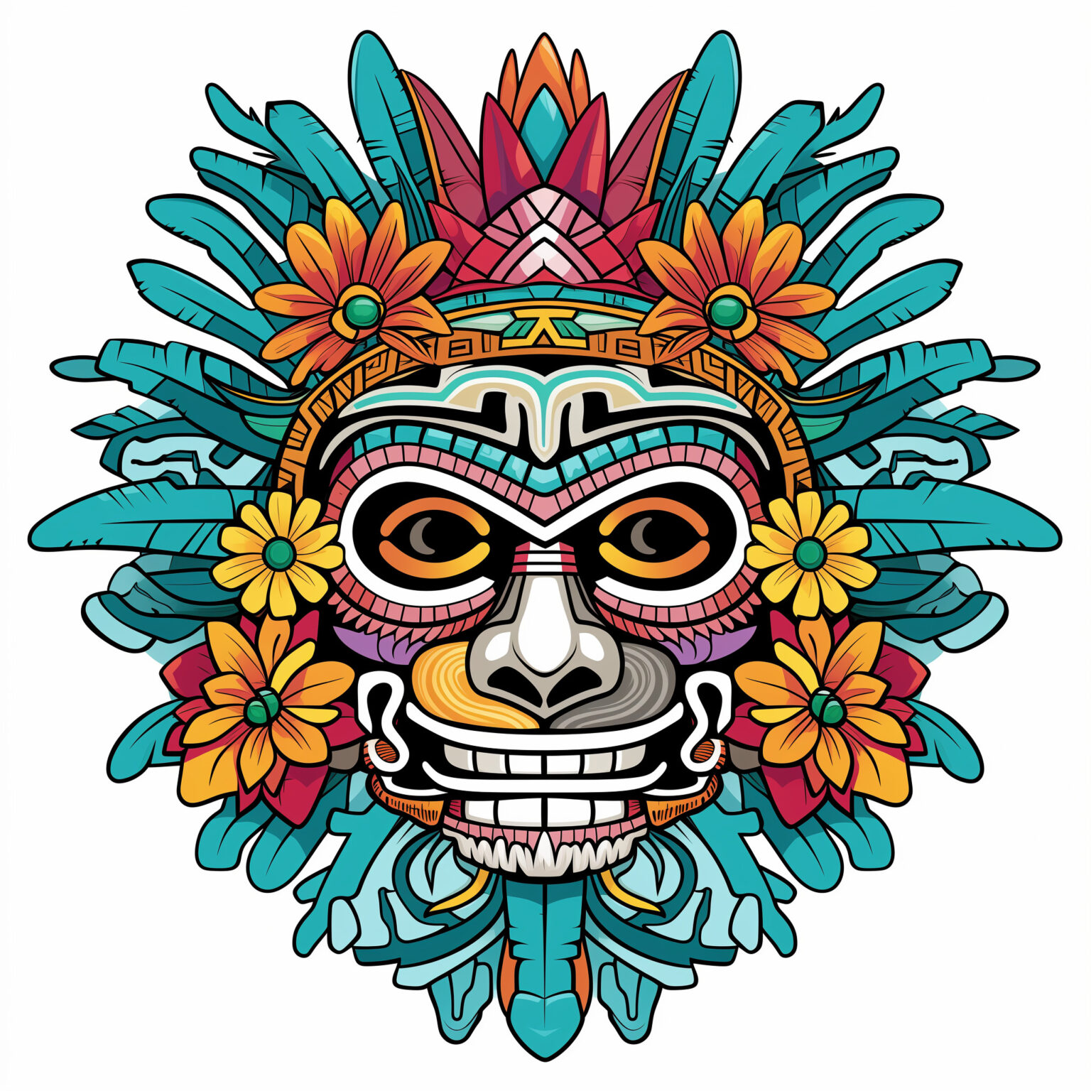 Adult Coloring Fox Page | Coloring Pages Mimi Panda