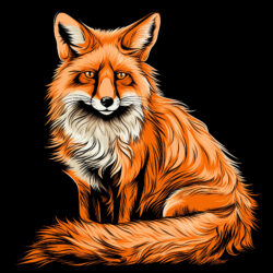 Adult Coloring Fox - Origin image