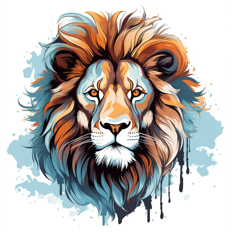 Adult Coloring Lion 2Original image