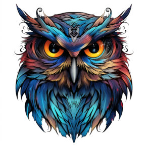 Adult Coloring Owl 2Original image