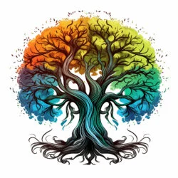 Adult Coloring Page Tree - Origin image