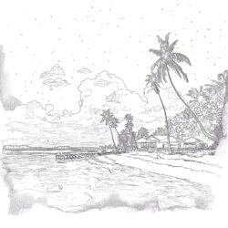 Adult Coloring Pages Beach - Printable Coloring page