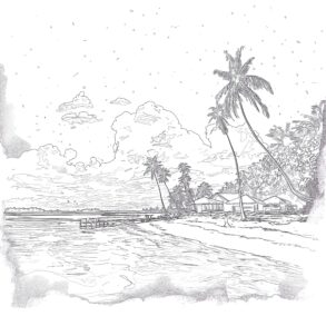Adult Coloring Pages Beach