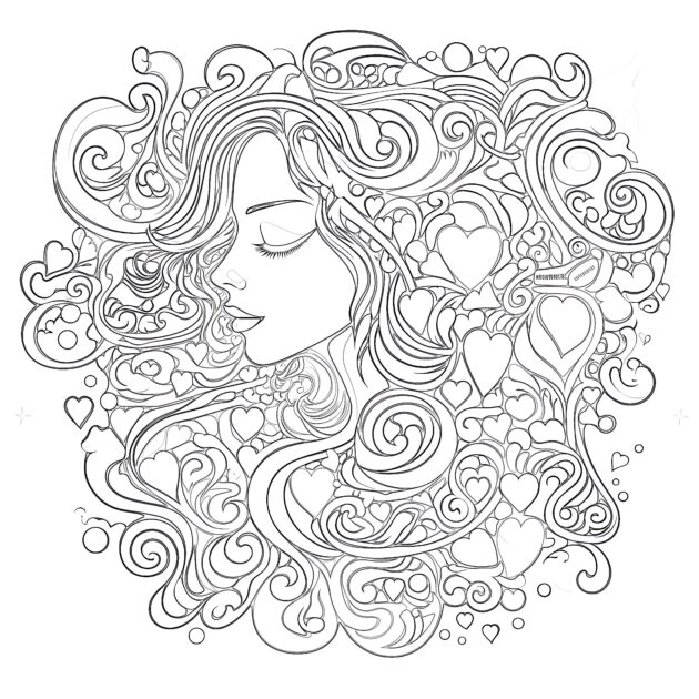 Online Coloring Adult Coloring Pages Love Coloring Pages Mimi Panda