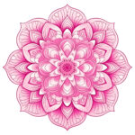 Erwachsenen-Mandala Pink 2 2