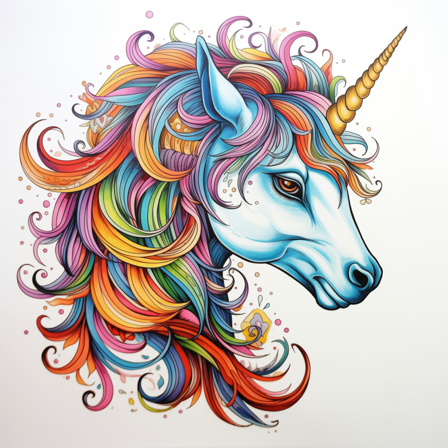 Page de Coloriage de La Licorne Pour Adultes 2