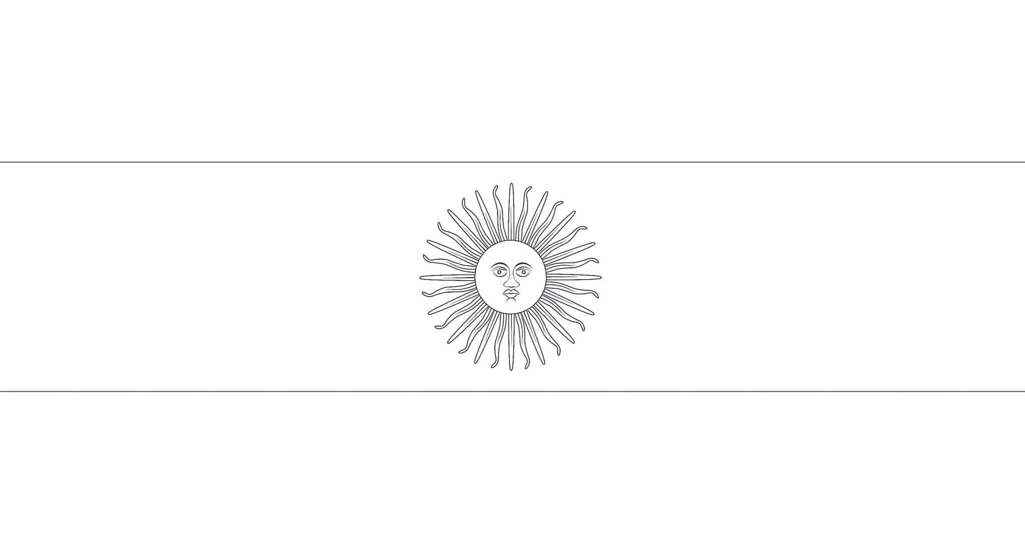 Argentina Flag Coloring Page | Coloring Pages Mimi Panda