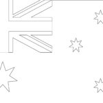 australian flag coloring page