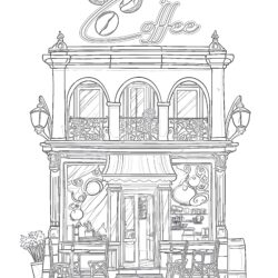 Best Coffee - Printable Coloring page