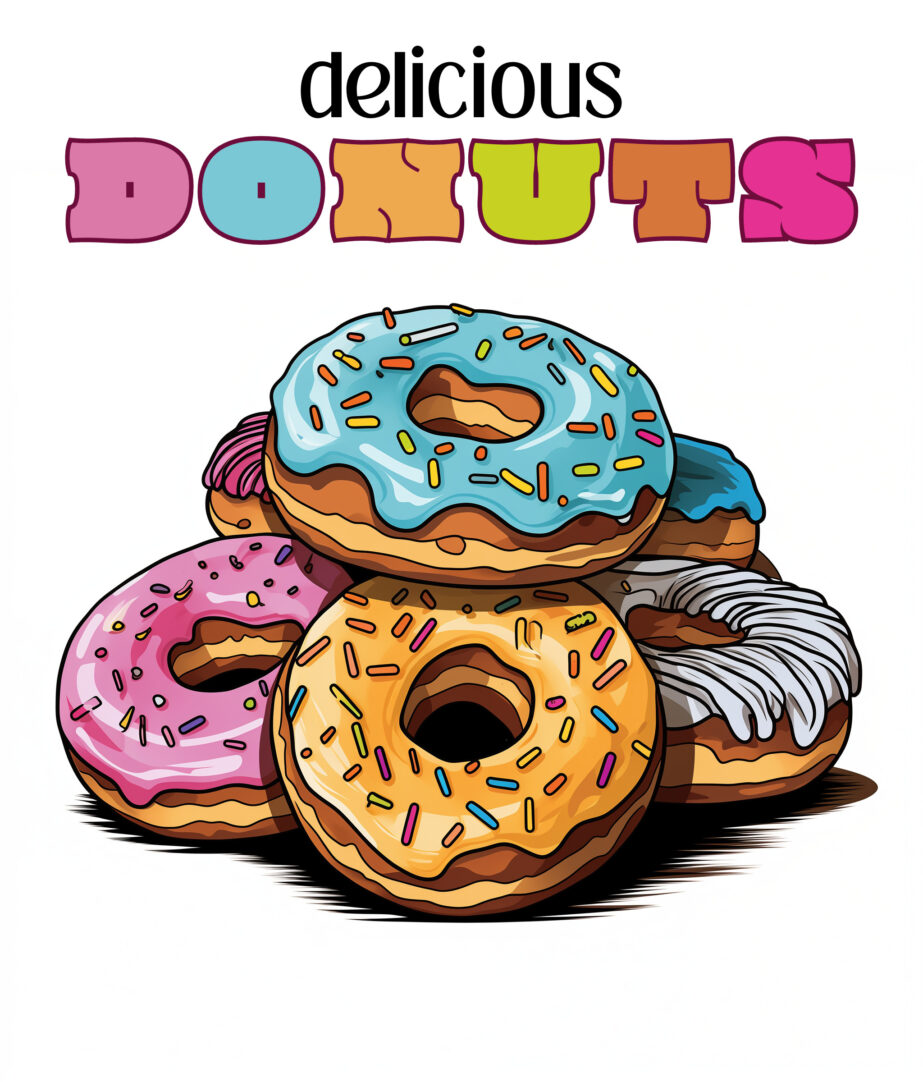 Best Donuts Coloring Page 2Original image