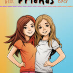 best friends coloring page 2