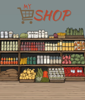 Best Shop Shelf Coloring Page 2Original image