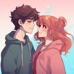 Cute Anime Couple - Origin image