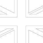 england flag coloring page