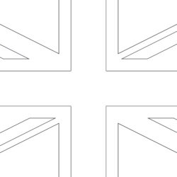 England Flag - Printable Coloring page