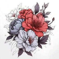 Images de Fleurs à Colorier Pour Adultes - Image d'origine