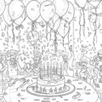 Joyeux Anniversaire Coloriages Pour Adultes