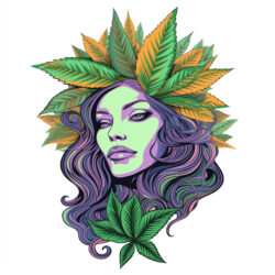 Marihuana Psicodélica Para Adultos Página Para Colorear - Imagen de origen