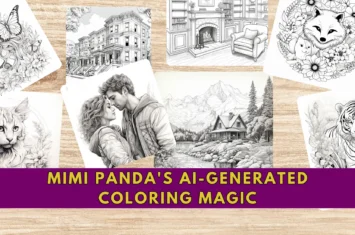Unveiling the Marvelous Update: Mimi Panda’s AI-Generated Coloring Magic!