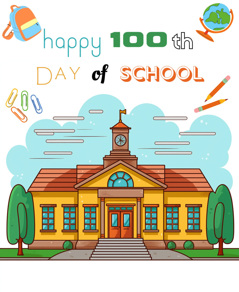 100th Day Of School Coloring Page Free 2Original image