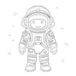 Astronaut Coloring Page