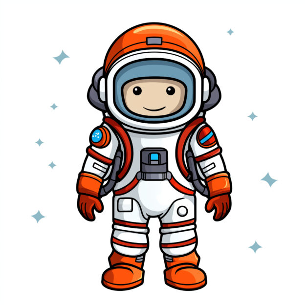 Astronaut Coloring Page | Coloring Pages Mimi Panda