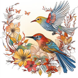Birds Coloring Pages - Origin image