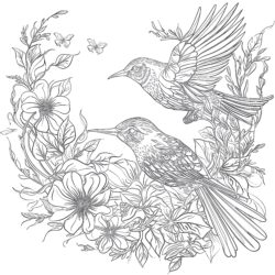 Birds Coloring Pages - Printable Coloring page