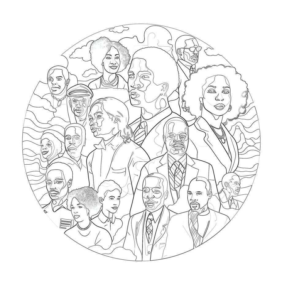 Black History Month Coloring Page