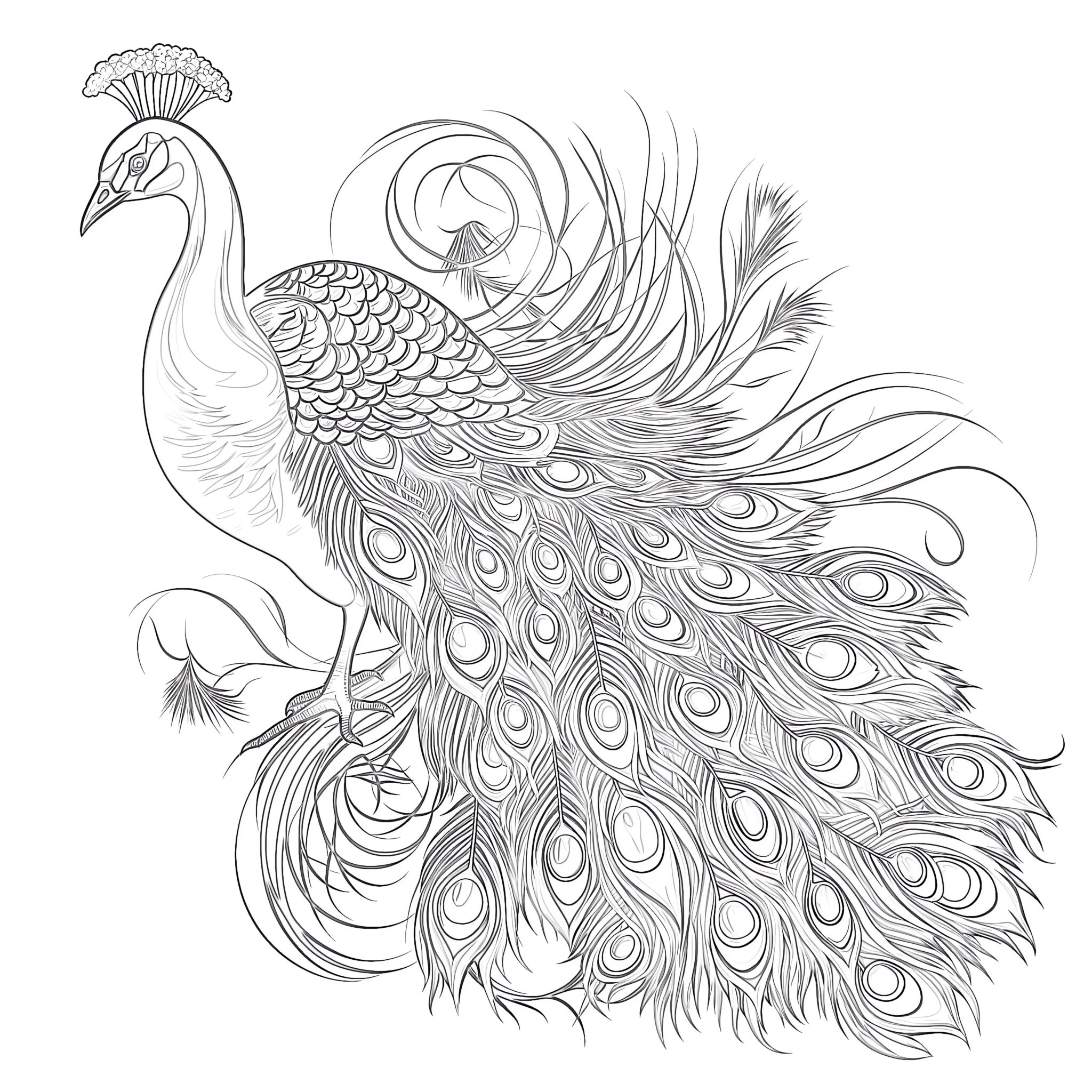 Tropical Flamingo Coloring Page | Coloring Pages Mimi Panda