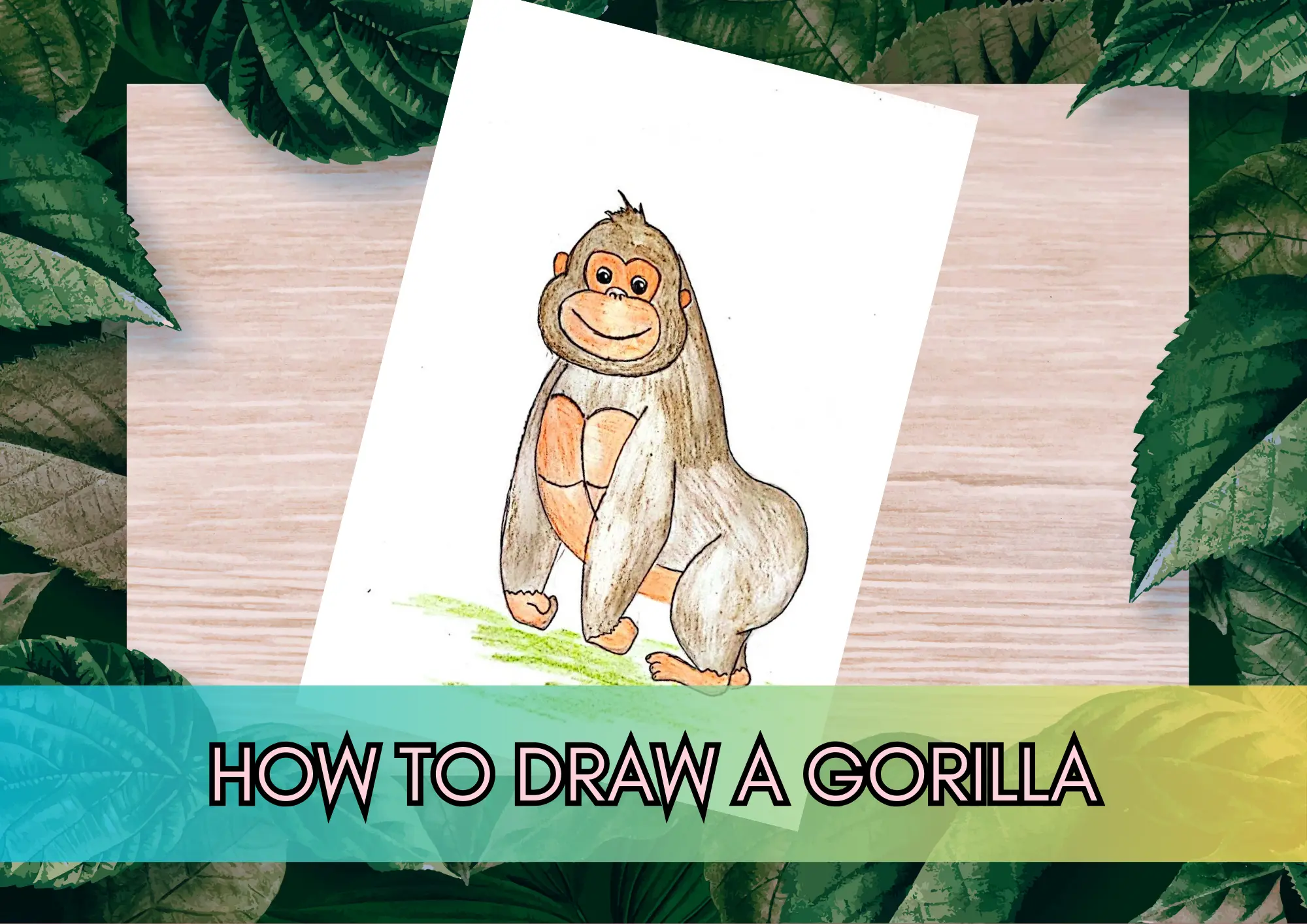 King kong 🦍 Drawing,Painting and Coloring for kids and toddlers | Draw  king kong #kingkong #gorilla - YouTube