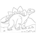 Stegosaurus Coloring Page