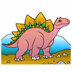 Stegosaurus Coloring Page - Origin image