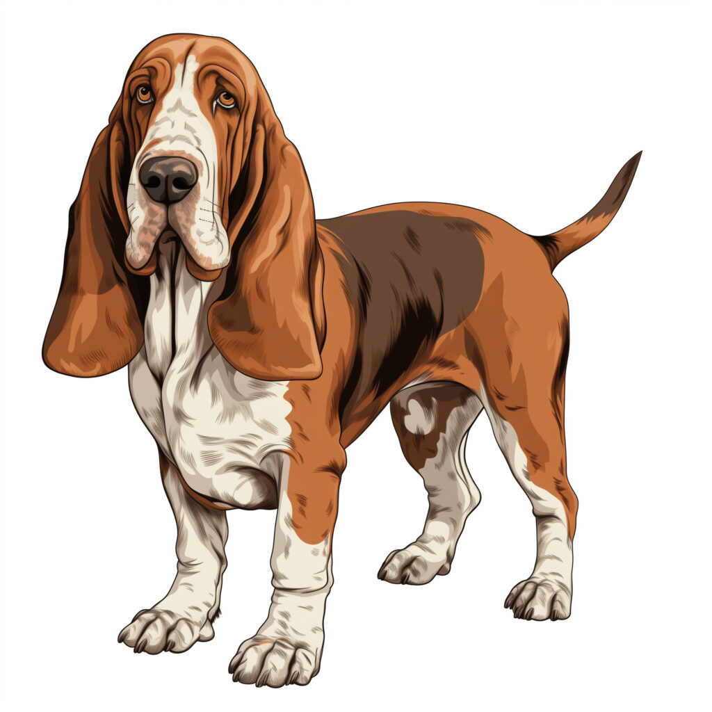 Basset Hound Coloring Page | Coloring Pages Mimi Panda