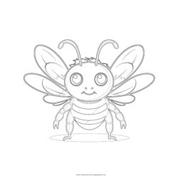 Bee Coloring Page Printable - Printable Coloring page