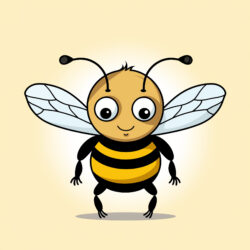 Bienen-Farbseiten Zum Ausmalen Kostenlos und Druckbar - Ursprüngliches Bild