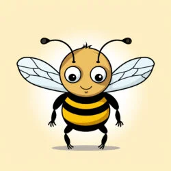 Bee Coloring Pages Free Printable - Origin image