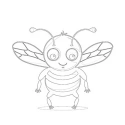Bee Coloring Pages Free Printable - Printable Coloring page