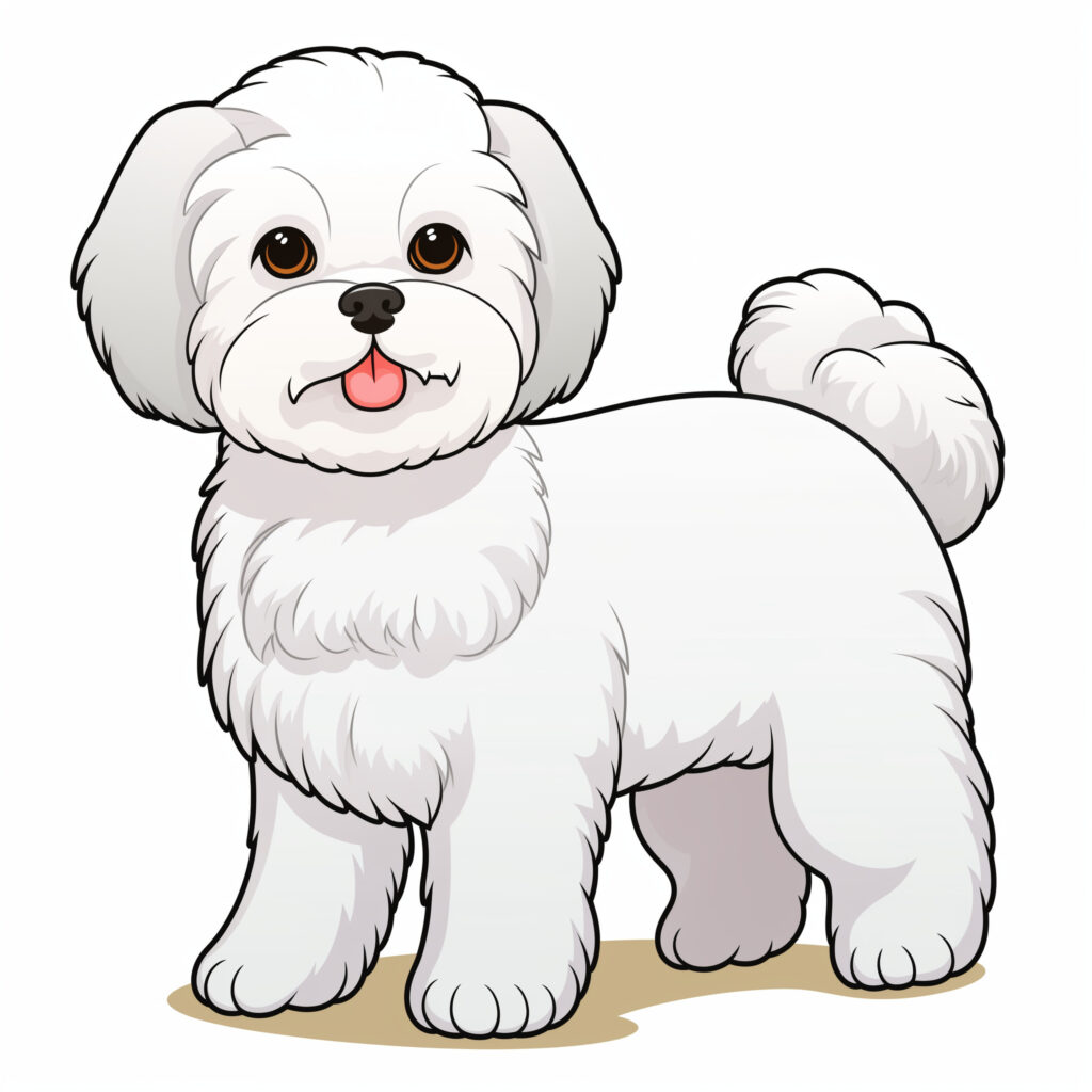 Bichon Coloring Pages | Coloring Pages Mimi Panda