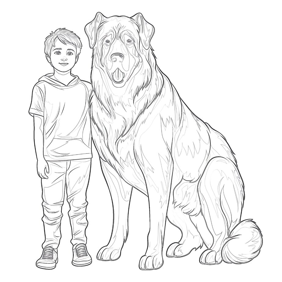 Duży Pies Kolorowanki