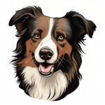 Border Collie Coloring Pages 2