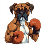 Boxer Dog Coloring Page 2