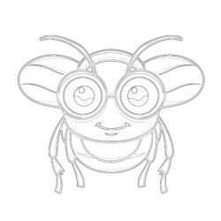Bug Printable Coloring Pages - Printable Coloring page