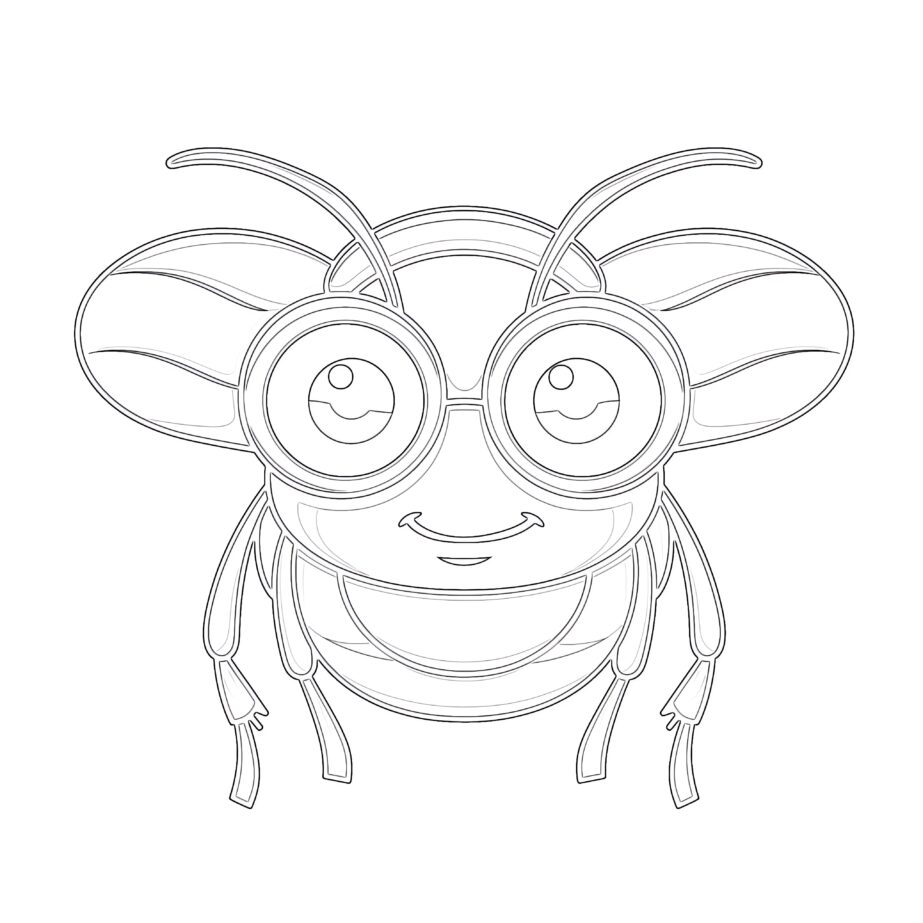 Bug Printable Coloring Pages