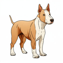 Páginas Para Colorear de Bull Terrier - Imagen de origen