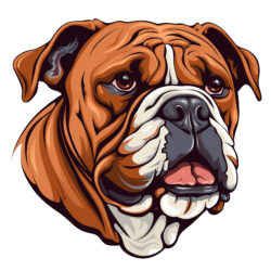 Página Para Colorear de Bulldog - Imagen de origen