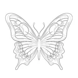 Mariposa Páginas Para Colorear - Página para colorear