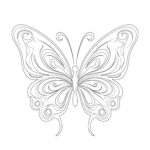 Butterfly Coloring Pages Simple